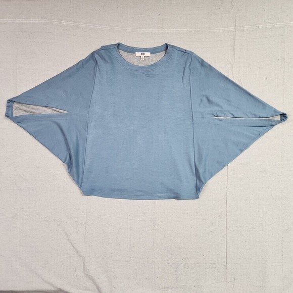 Etcetera Tops - etcetera Top Womens XS Blue Kimono Sleeve Oversized Shirt Rayon Blend